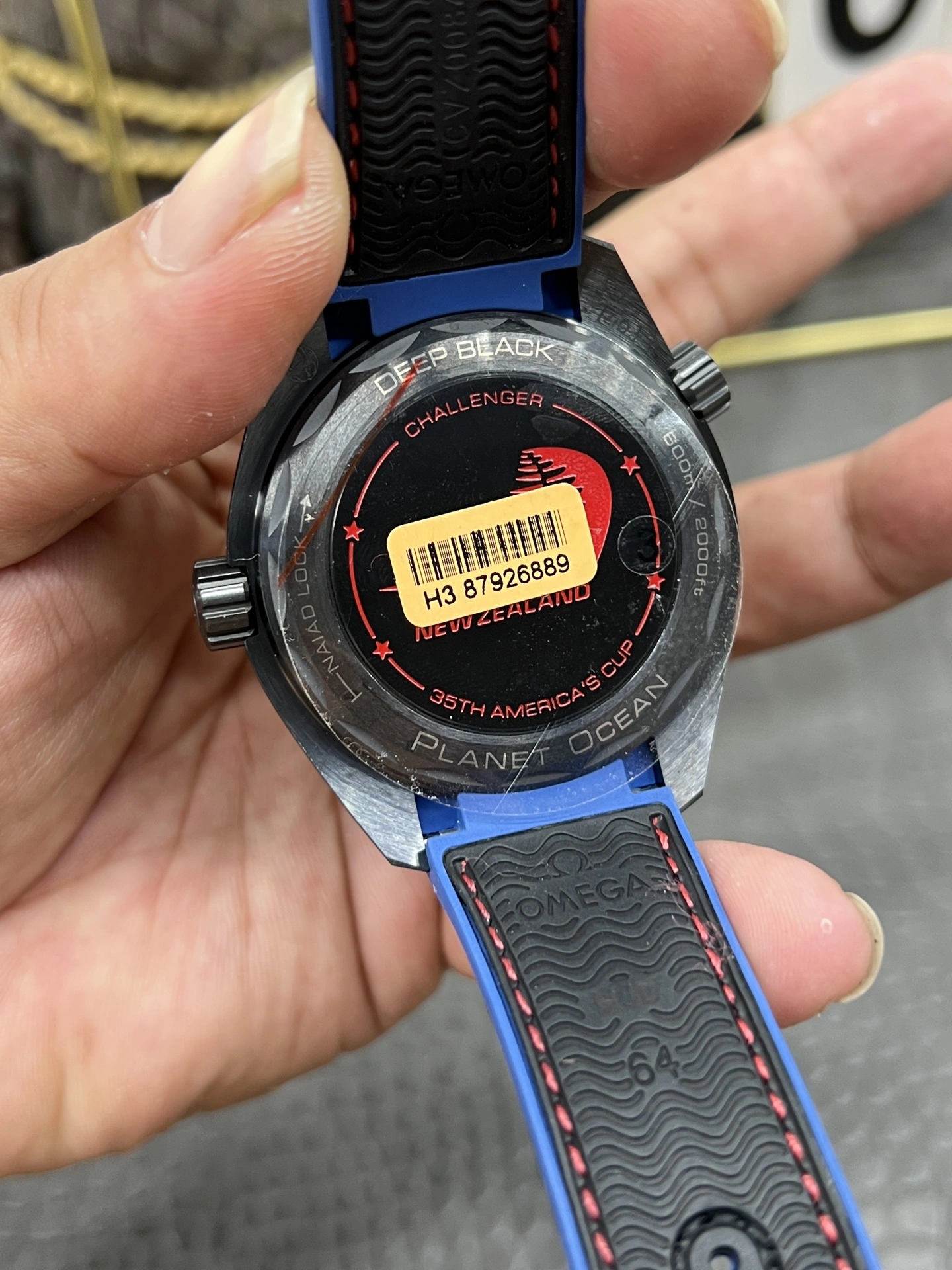 Trendy CBD Factory Omega Seamaster Planet Ocean 600M GMT “Deep Black” ETNZ Edition 45.5mm (215.92.46.22.01.004) 1:1 Super Clone – DD8906 Movement 328